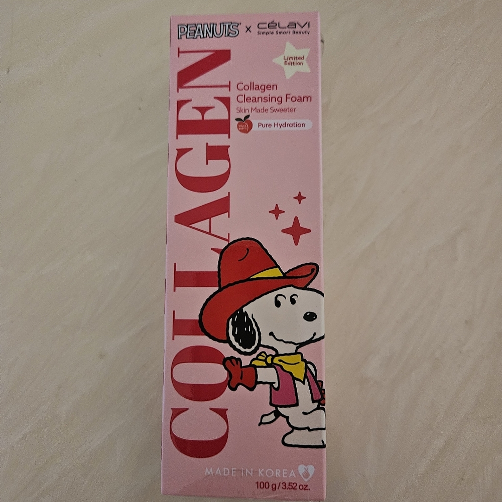 Peanuts x Celavi - Collagen Cleansing Foam - New In Box